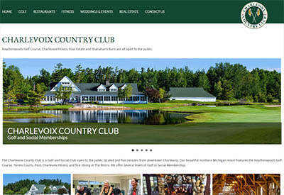 Charlevoix Country Club website