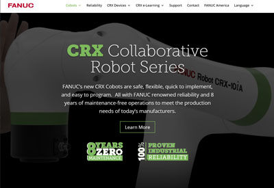 FANUC America CRX website