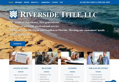 Riverside Title website